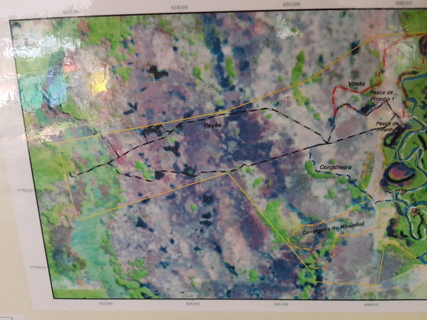 Aguape Fazenda Pantanal Flächenkarte