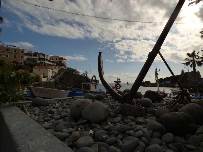 Madeira   camara de lobos Bucht der Seelöwen Churchillbucht der madeirensische Fischerort Lieblingsort von Winston Churchill