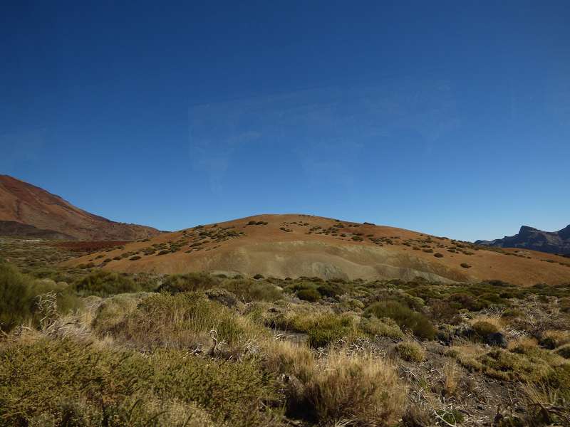Teneriffa Roque de la Garcia Teide Rundwanderung Lavafarben 