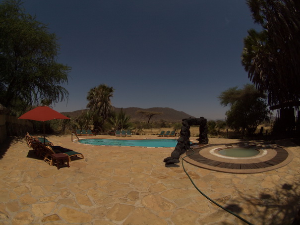 Samburu Nationalpark  Larsens Camp pool