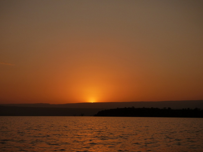 Kenia  Lake Baringo Island Camp Sunrise