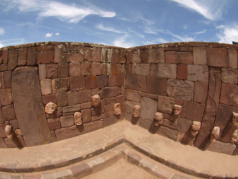 Tiahuanacao Tiwanaku Prä Inka Kultur La Paz Bolivien  Puma Punku Pukara Kultur 