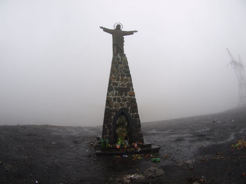 Cumbre La Paz Carretera del diabolo nach Coroico