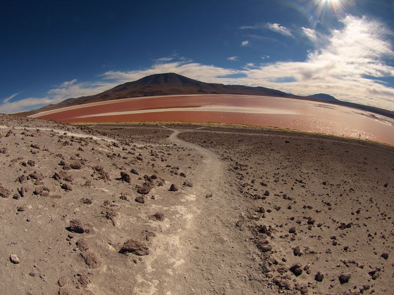 Bolivien Uyuni 4x4 Salzsee Saltlake  Laguna Pasto Grande Laguna Colorada