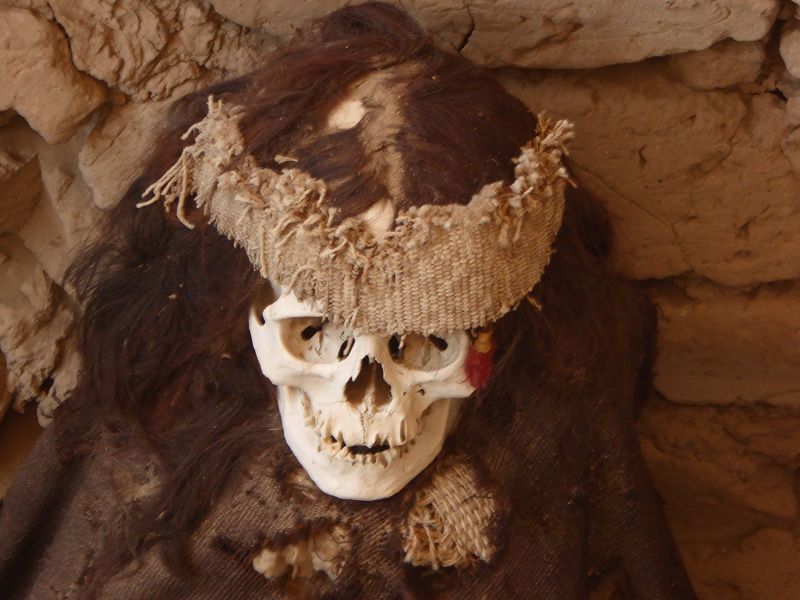 Peru Nasca Gräber von Chauchilla Mumien