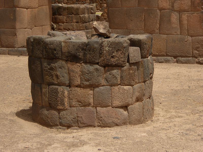 Ruinen von Raqui  mauer 12 m hoch
