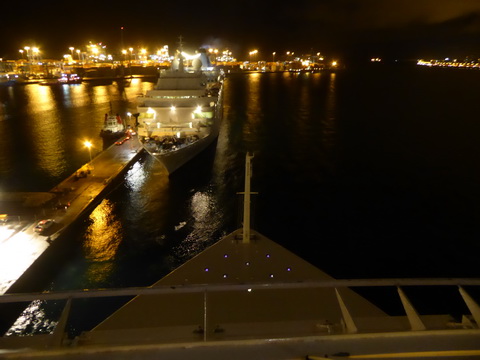 Las Palmas Gran Canaria Ship Aida Prima auslaufen 