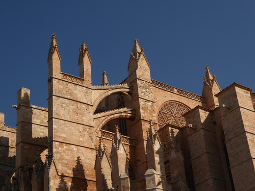 Palma de Mallorca Mallorca Cathedrale gaudi a seu Palma de Mallorca Mallorca La Seu („Bischofssitz“) 