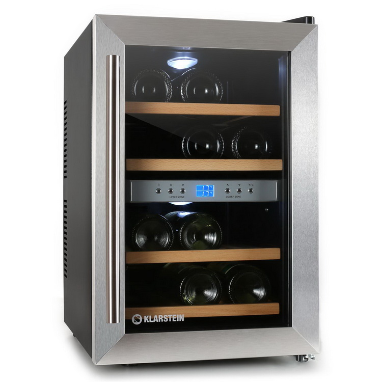 Reserva Weinkuehlschrank 2-Zonen 34 Liter 12 Flaschen