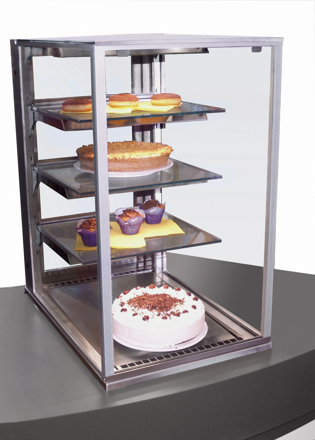 Serie CAKE TOWER mit auszehbaren Etagenauslage CAKE TOWER 77-Z