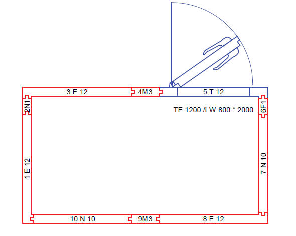 viessmann kuehlzelle 100 mm schnitt druafsicht