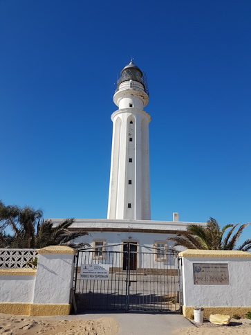   Spanien Cadiz Atlantic  Kap Trafalgar El Faro La Brena Wanderung   Kap Trafalgar Leuchtturm 