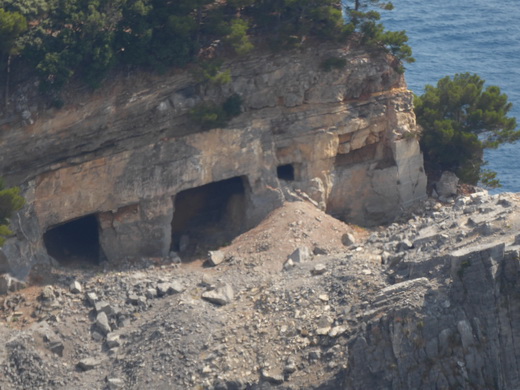 La Spezia 5 Terre Insel Palmaria Nero Potoro schwarzer Kalkstein 