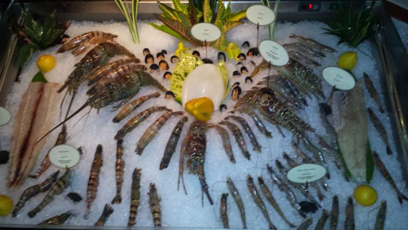 Mauritius Fisch Lobster  Le Victoria Beachcomber Hotel Mauritius
