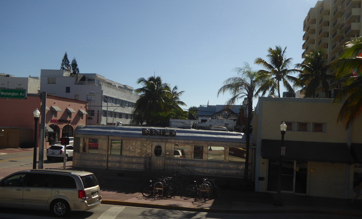 Miami South Washington AV Venetian Pool Diner American Diner 