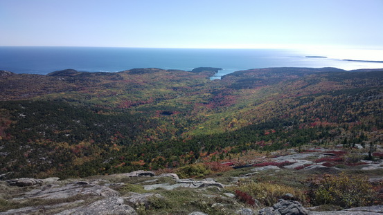 Wanderung im Acadia-Nationalpark  Cadillac Mountain NP  Hiking Trail from Otter Cove to Top