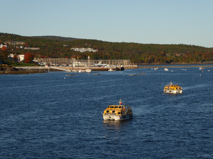 Wanderung in der City Bar Harbour Lobstertown Us aida tendern 