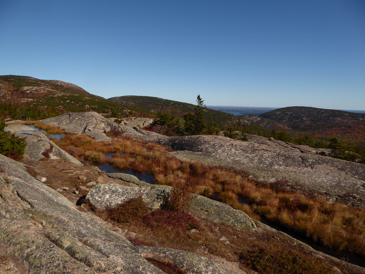 Wanderung im Acadia-Nationalpark  Cadillac Mountain NP  Hiking Trail from Otter Cove to Top