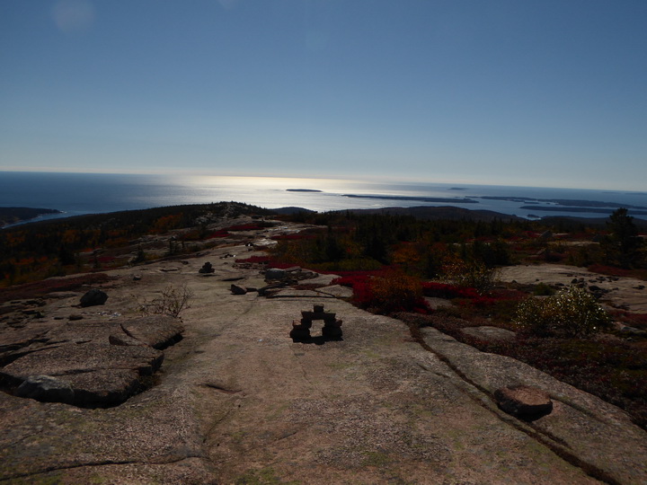 Wanderung im Acadia-Nationalpark  Cadillac Mountain NP  Hiking Trail from Otter Cove to Top