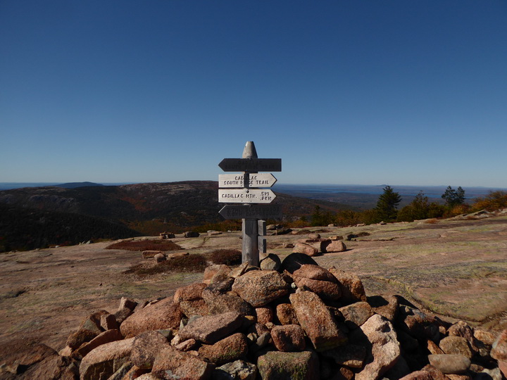 Wanderung im Acadia-Nationalpark  Cadillac Mountain NP  Hiking Trail from Otter Cove to Top