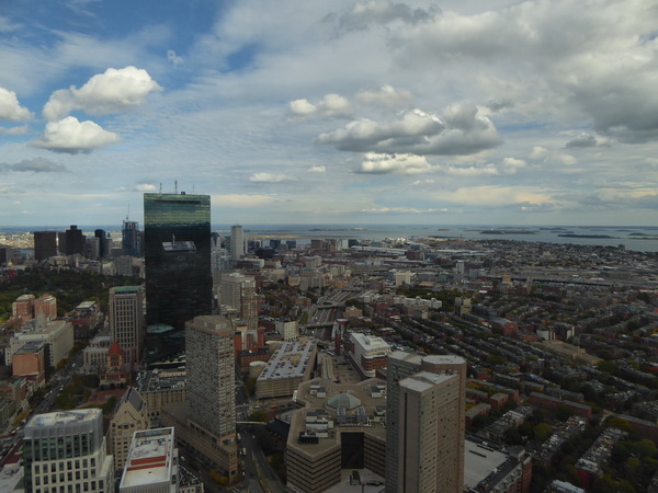 Boston Skywalk, Boylston Street, Boston, Massachusetts, USA Prudential Tower