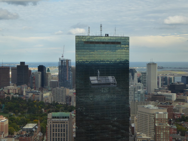 Boston Skywalk, Boylston Street, Boston, Massachusetts, USA Prudential Tower