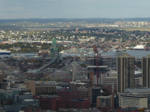 Boston Skywalk, Boylston Street, Boston, Massachusetts, USA Prudential Tower