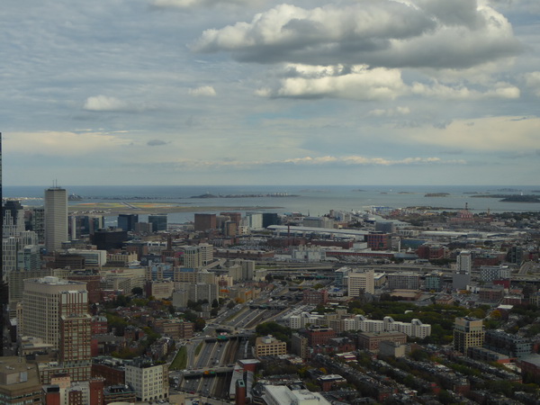 Boston Skywalk, Boylston Street, Boston, Massachusetts, USA Prudential Tower