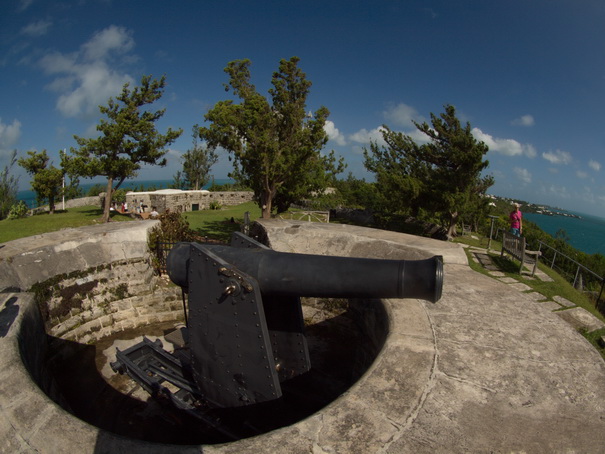 Scaur Hill Fort Park Hamilton Bermuda Bermudas Hafen 