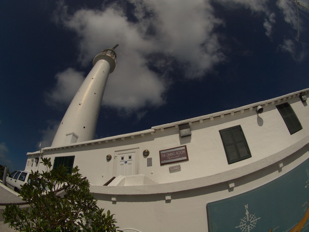 Hamilton Bermuda Bermudas Hafen Bermuda Lighthouse Bermuda Leuchtturm view to  aida & norwegian 