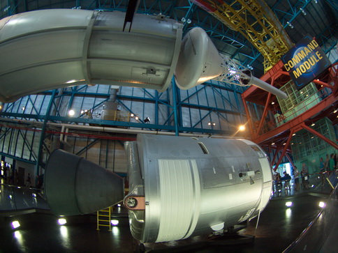 space Shuttle  port canaveral port canaverals , raketen , Rakete Fisheye Bilder