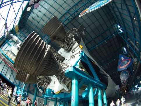 space Shuttle  port canaveral port canaverals , raketen , Rakete Fisheye Bilder