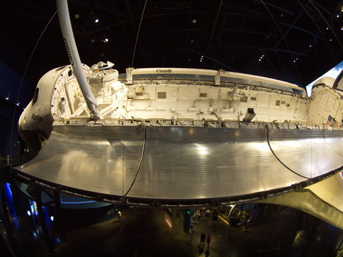 space Shuttle  port canaveral port canaverals , raketen , Rakete Fisheye Bilder