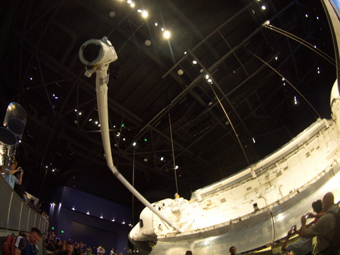 space Shuttle  port canaveral port canaverals , raketen , Rakete Fisheye Bilder