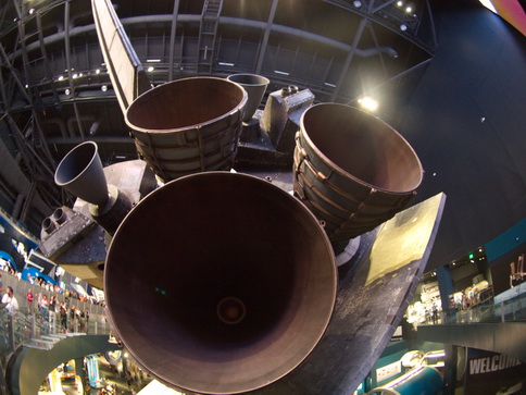 space Shuttle  port canaveral port canaverals , raketen , Rakete Fisheye Bilder