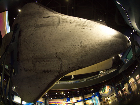 space Shuttle  port canaveral port canaverals , raketen , Rakete Fisheye Bilder