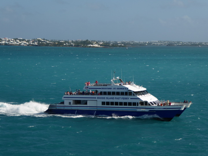 Hamilton Bermuda Bermudas Front Street Bermuda  Ferry Terminal 