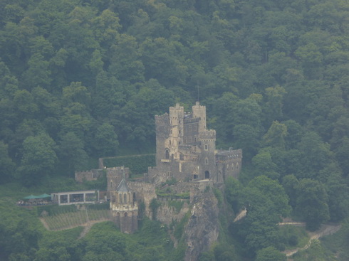 Weinberge Nierderwalddenkmal Seilbahn offene Gondel nach Assmannshausen 