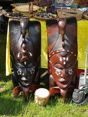 African Market Würzburg Afrikavestival Mask Masken 