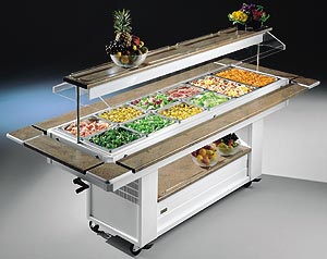 ISLAND REFRIGERATED SALAD BAR UNIT - Salad Bar Line