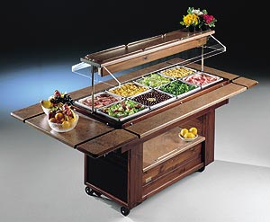 ISLAND REFRIGERATED SALAD BAR UNIT, AUTOMATIC - Salad Bar Line