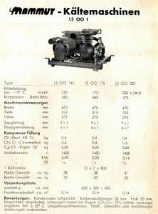 Milchk�hltisch mit Schauschrank Mammut MKTS 6