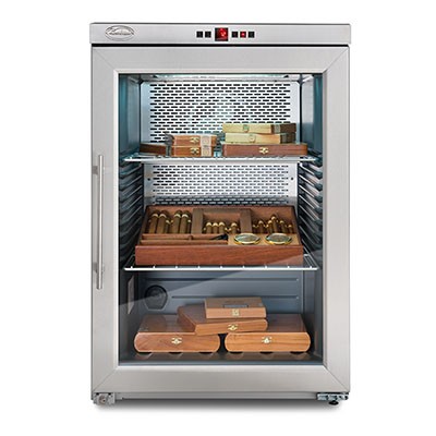 Zigarren-Klimaschrank CLS 100 G Conditionair nur Front in Edelstahl 