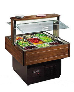 SQUARE REFRIGERATED SALAD BAR - Music Line