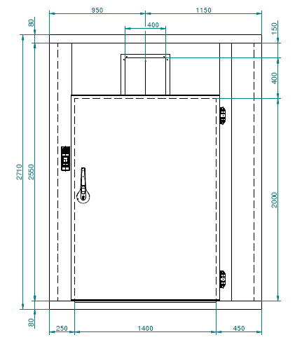 Viessmann Wildkuehlzelle