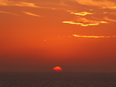 Sonnenuntergang Lanzarote La Graciosa 