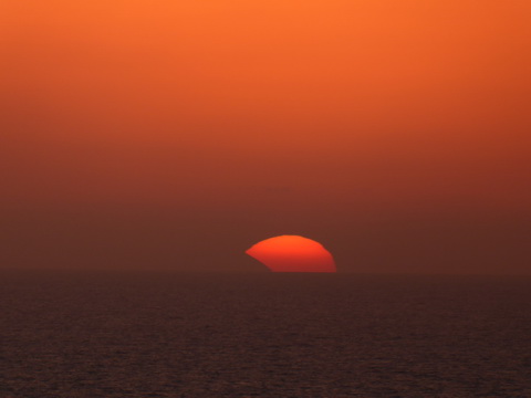Sonnenuntergang Lanzarote La Graciosa 
