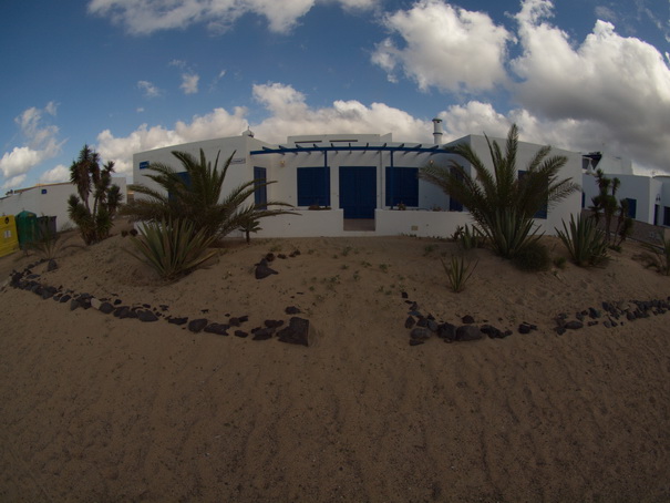 Lanzarote La Graciosa Caleta de Sebo Wanderng zur Bucht  Bahia del Salado