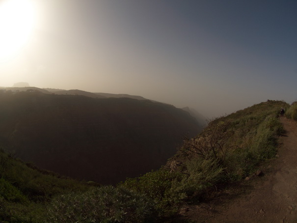 Gomera Inselwandern in den Lorbeerwaeldern 