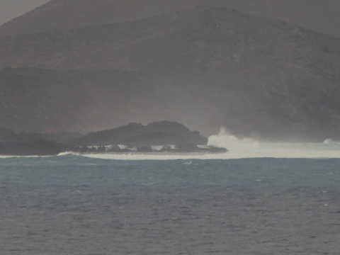   Regenbogen zwischen Fuerteventura und Lanzarote 